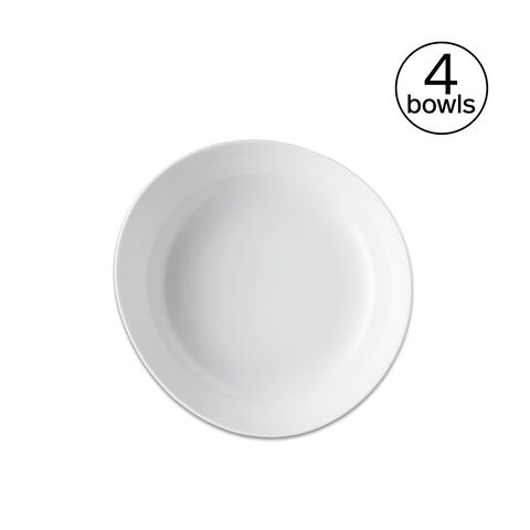 Deep Plate Set for 4 People 4 Pieces