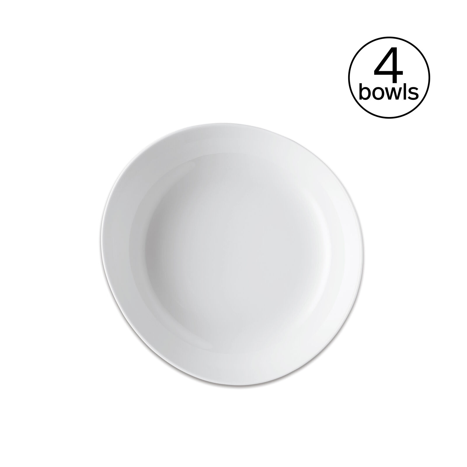 Deep Plate Set for 4 People 4 Pieces image number null