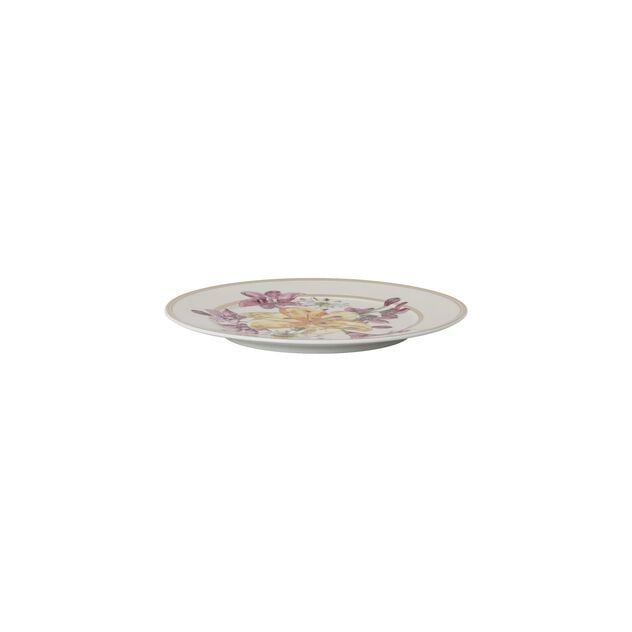 Charger plate (18 cm) from the Swarovski IDYLLIA Bouquet collection in porcelain. image number 1