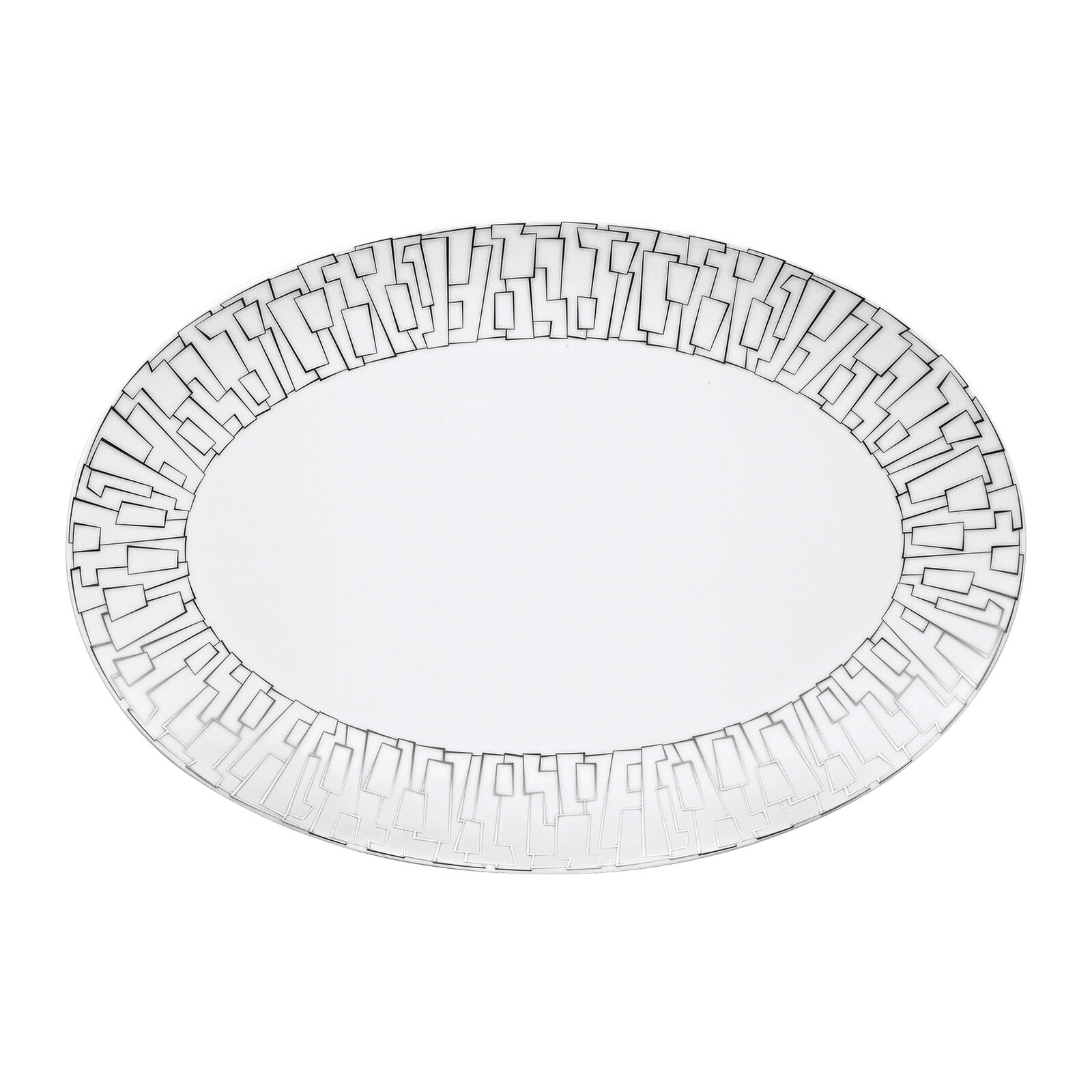 Rosenthal TAC 02 Skin Platinum Platter, 13 1/2 inch