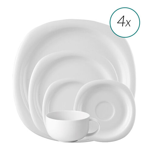 20 Piece Dinner Setting | Suomi White