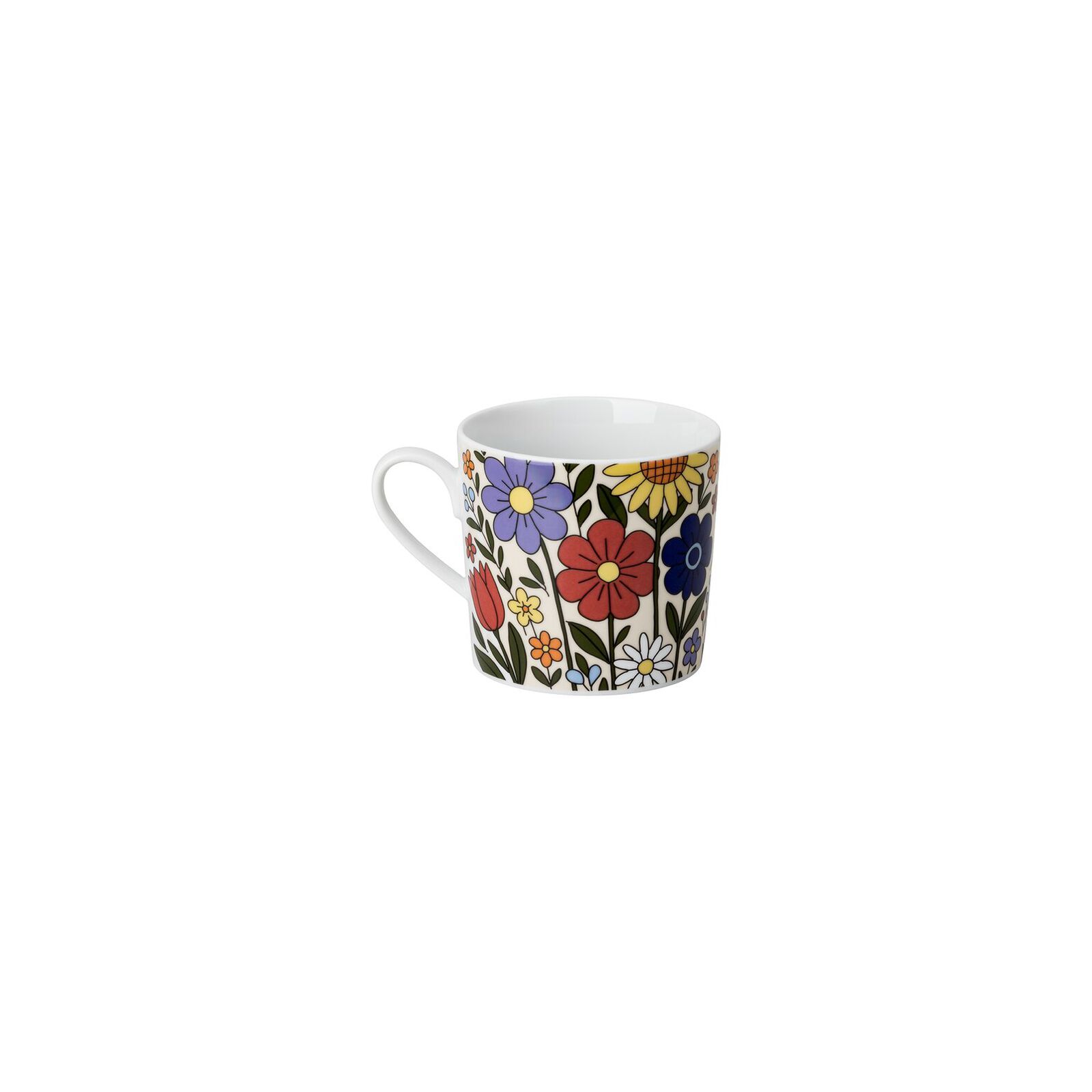 Mug with handle (11.90 cm, 0.38 l) from the Rosenthal Home Flower Farm collection. image number null
