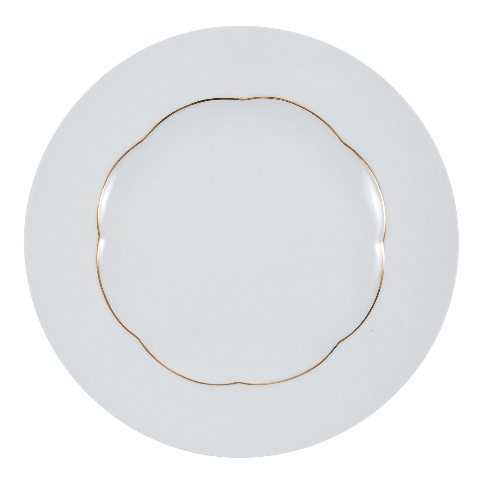 Dinner plate (28 cm) from the Rosenthal Sonetto Oro collection in porcelain. image number null