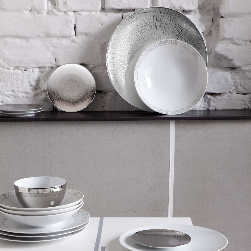 Cereal Bowls Set, 2 pieces | TAC 02 Skin Platinum image number 1