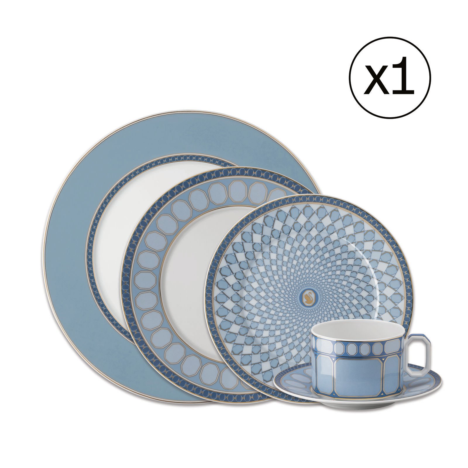 Dinnerware Set for 1 Person 5 Pieces image number null