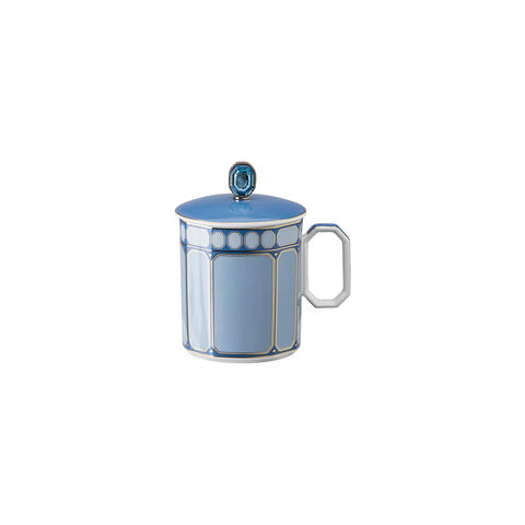 Mug with handle and lid