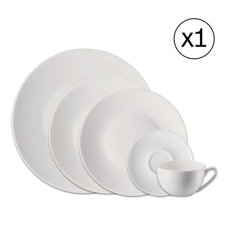 Dinnerware Set for 1 Person 5 Pieces