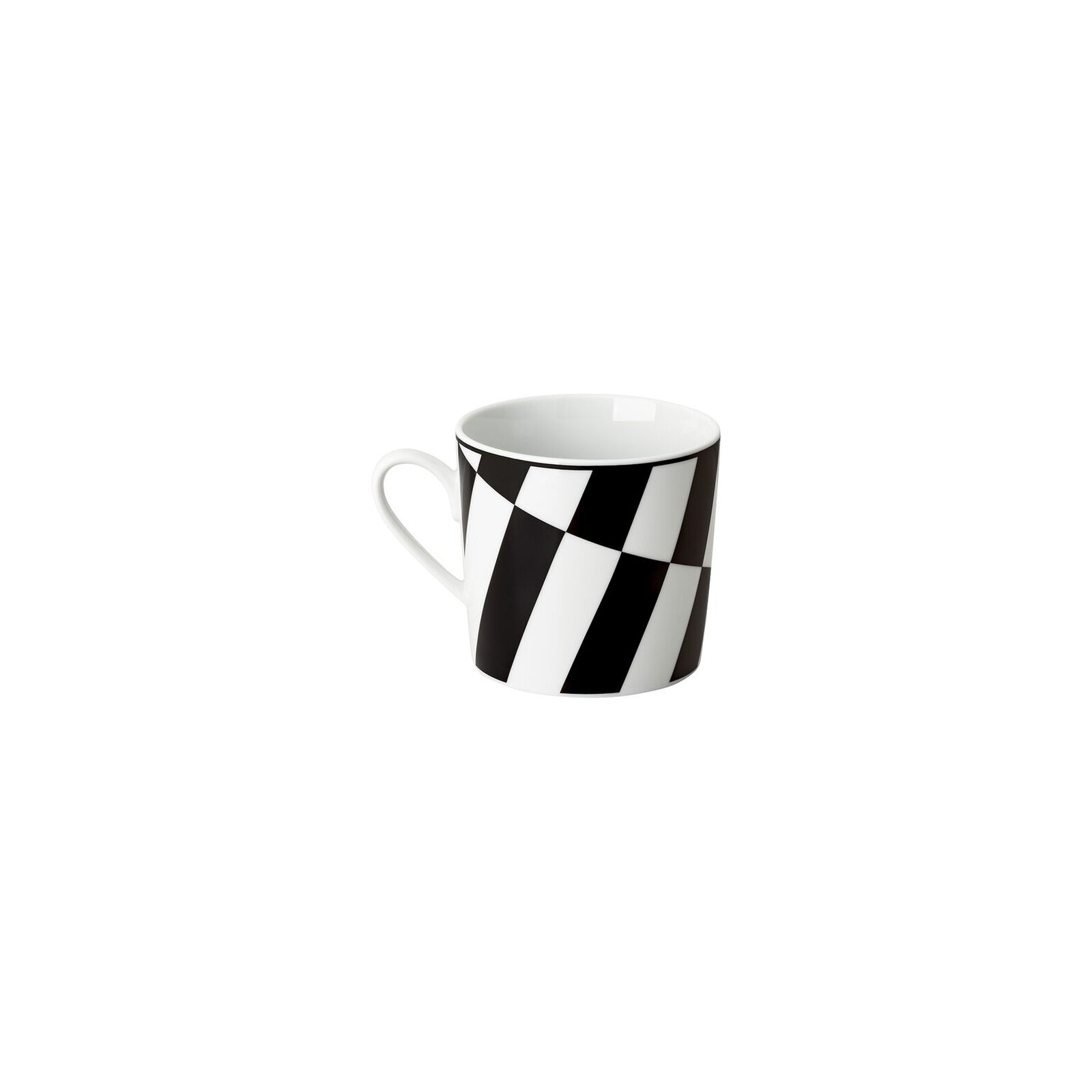 Mug (11.90 cm) from the Rosenthal Home Monochrome Stripes collection in porcelain. image number null