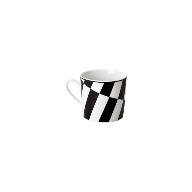 Mug (11.90 cm) from the Rosenthal Home Monochrome Stripes collection in porcelain. image number 1