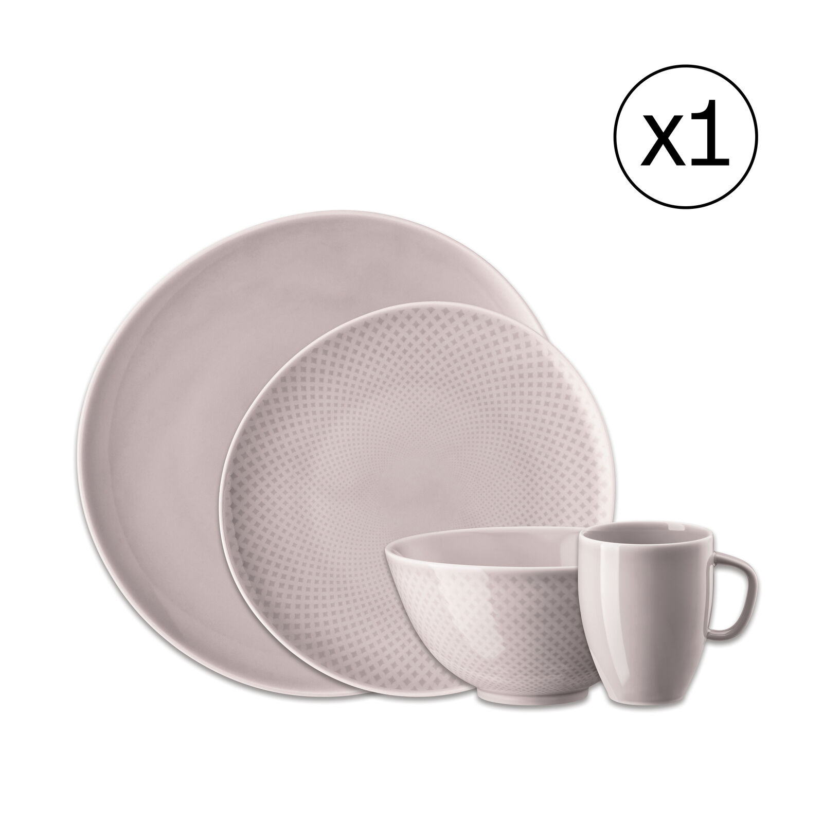 Dinnerware Set for 1 Person 4 Pieces image number null