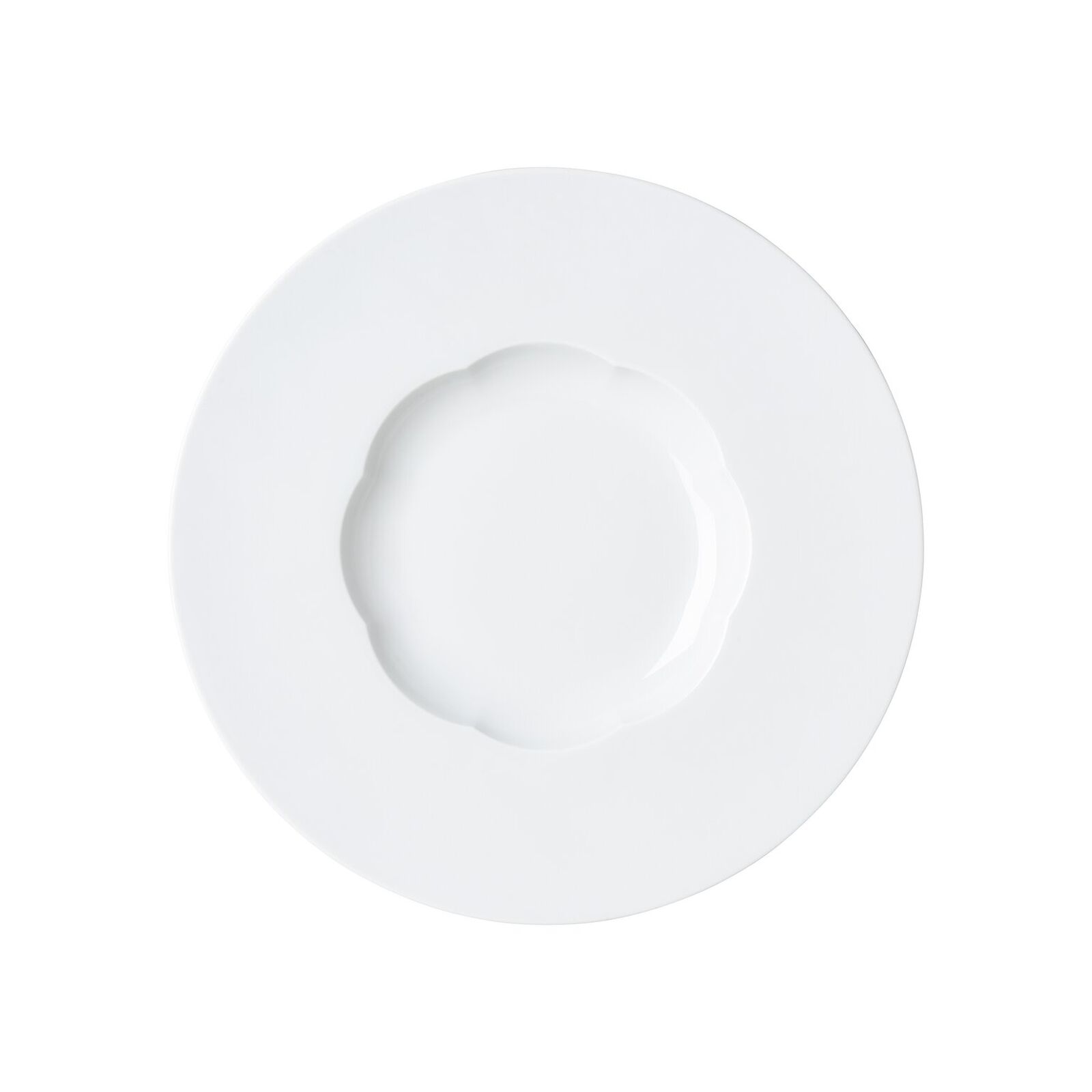 Plate (26 cm) from the Rosenthal Sonetto Bianco collection in porcelain. image number null