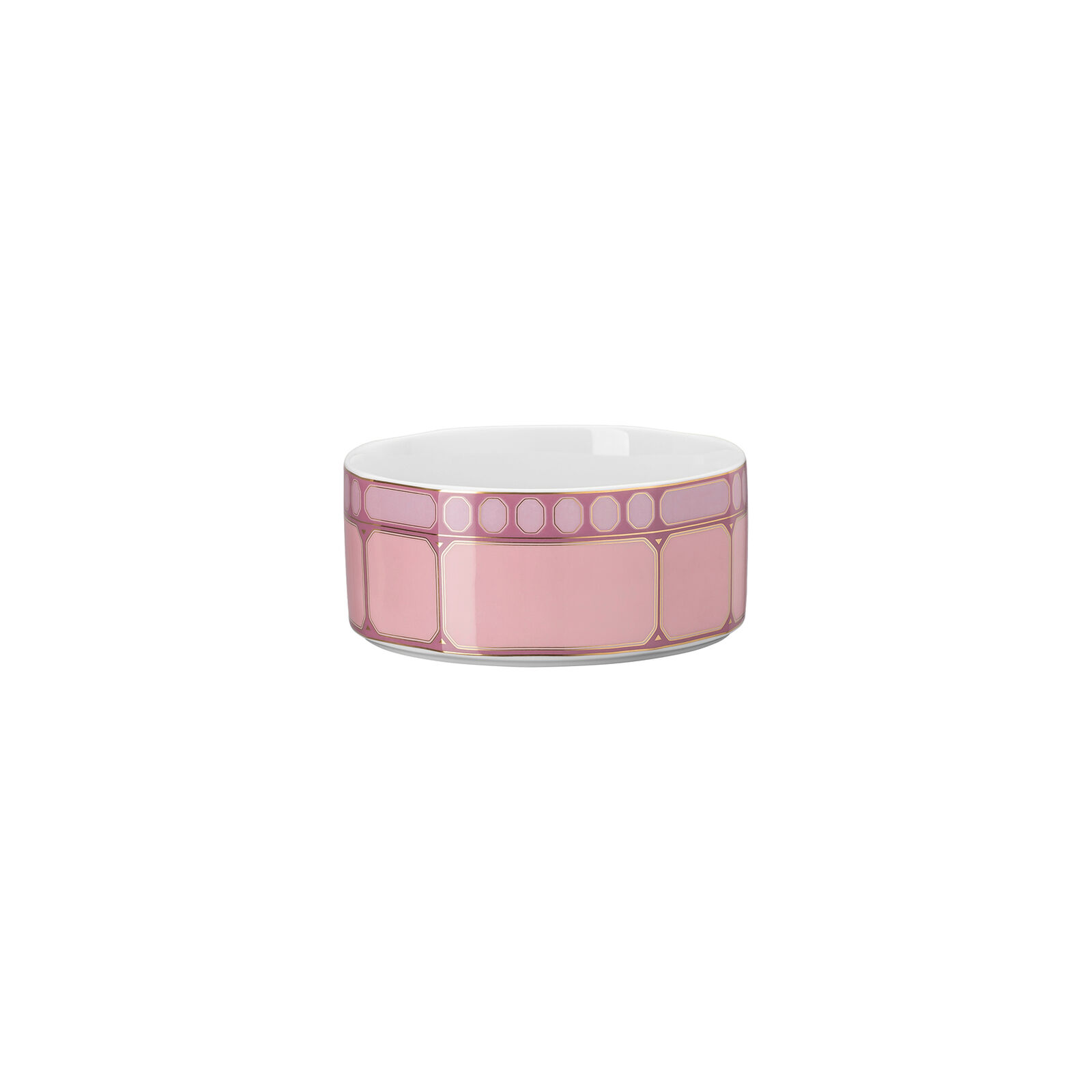 Cereal bowl (14 cm) from the Swarovski SIGNUM Rose collection in porcelain with rose decor. image number null