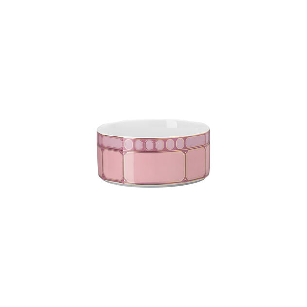 Cereal bowl (14 cm) from the Swarovski SIGNUM Rose collection in porcelain with rose decor. image number 0