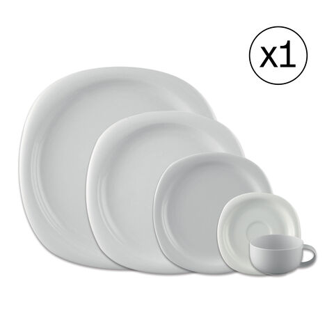 Dinnerware Set for 1 Person 5 Pieces
