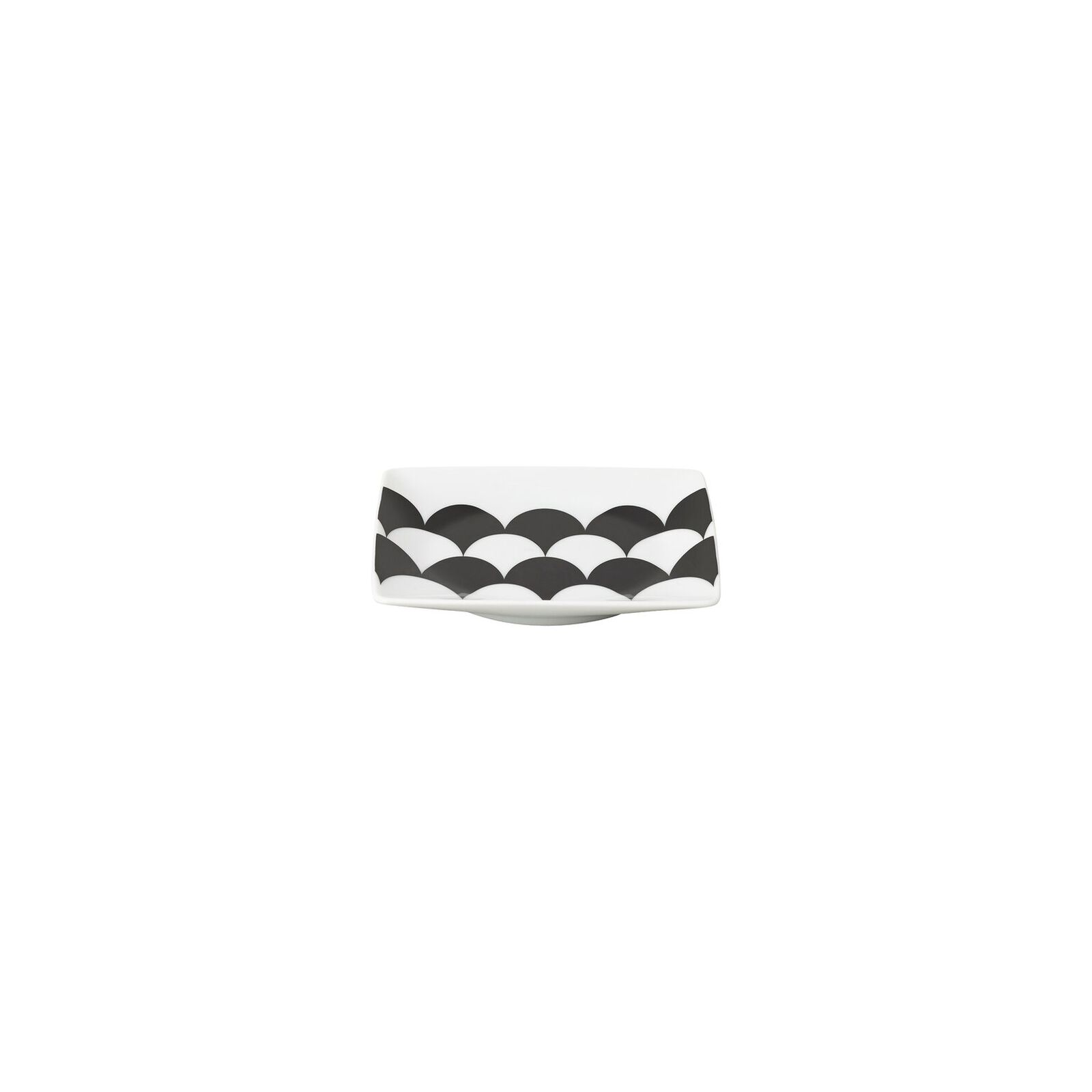Square bowl (12 cm) from the Rosenthal Home Monochrome Harlekin collection. image number null