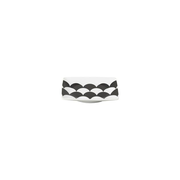 Square bowl (12 cm) from the Rosenthal Home Monochrome Harlekin collection. image number 1