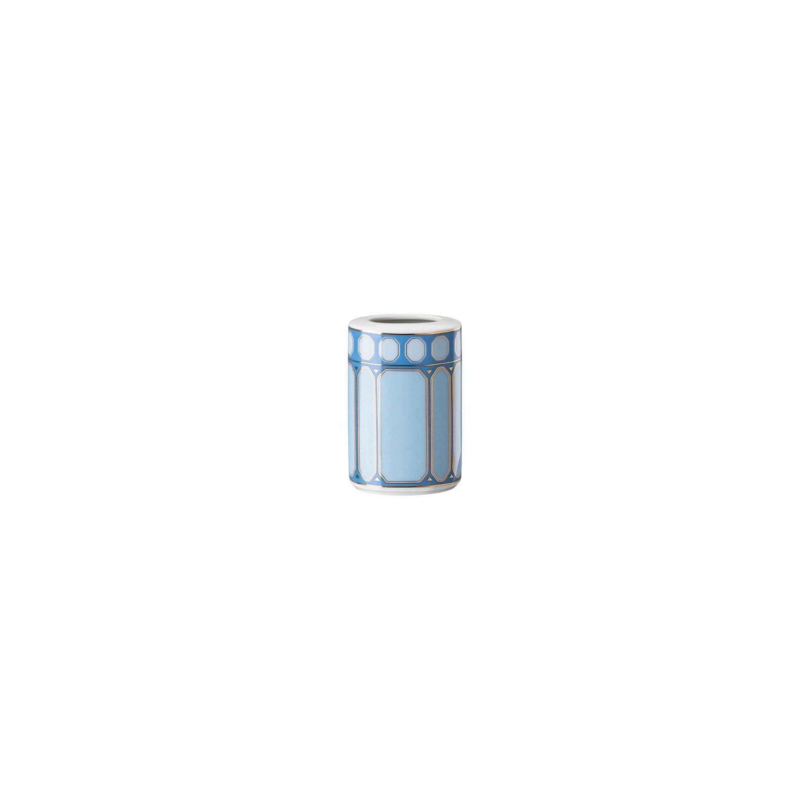 Vase (8 cm) from the Swarovski SIGNUM Azure collection in porcelain. image number null