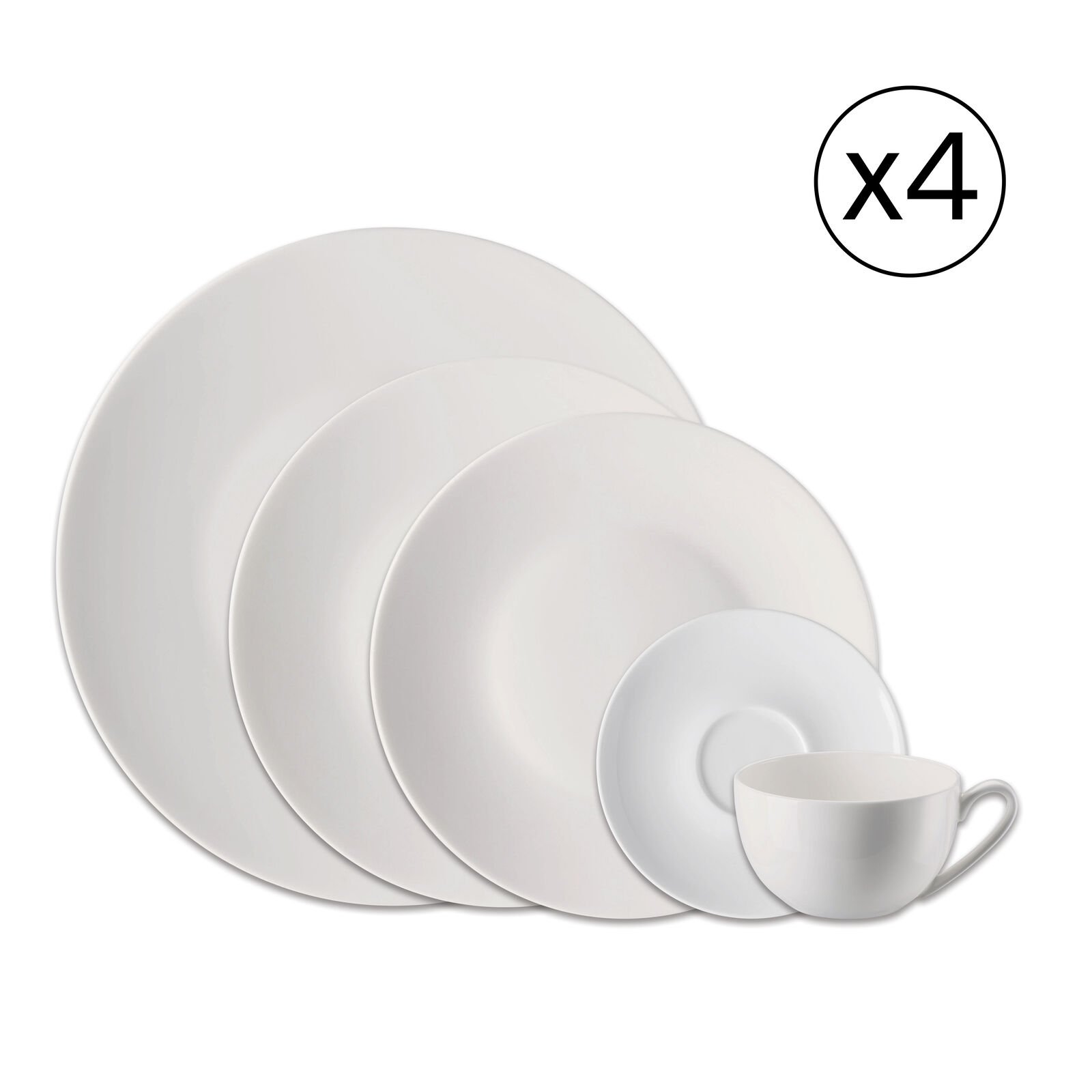 Dinnerware Set for 4 People 20 Pieces image number null