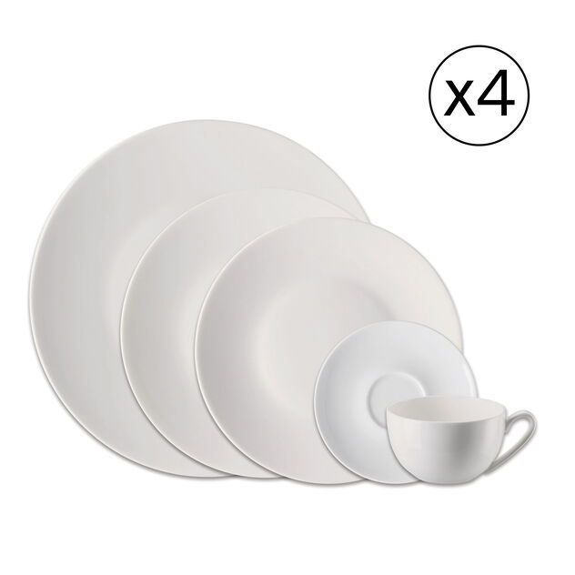 Dinnerware Set for 4 People 20 Pieces image number 0
