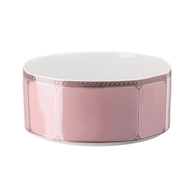Bowl (25 cm) from the Swarovski SIGNUM Rose collection in porcelain. image number 0