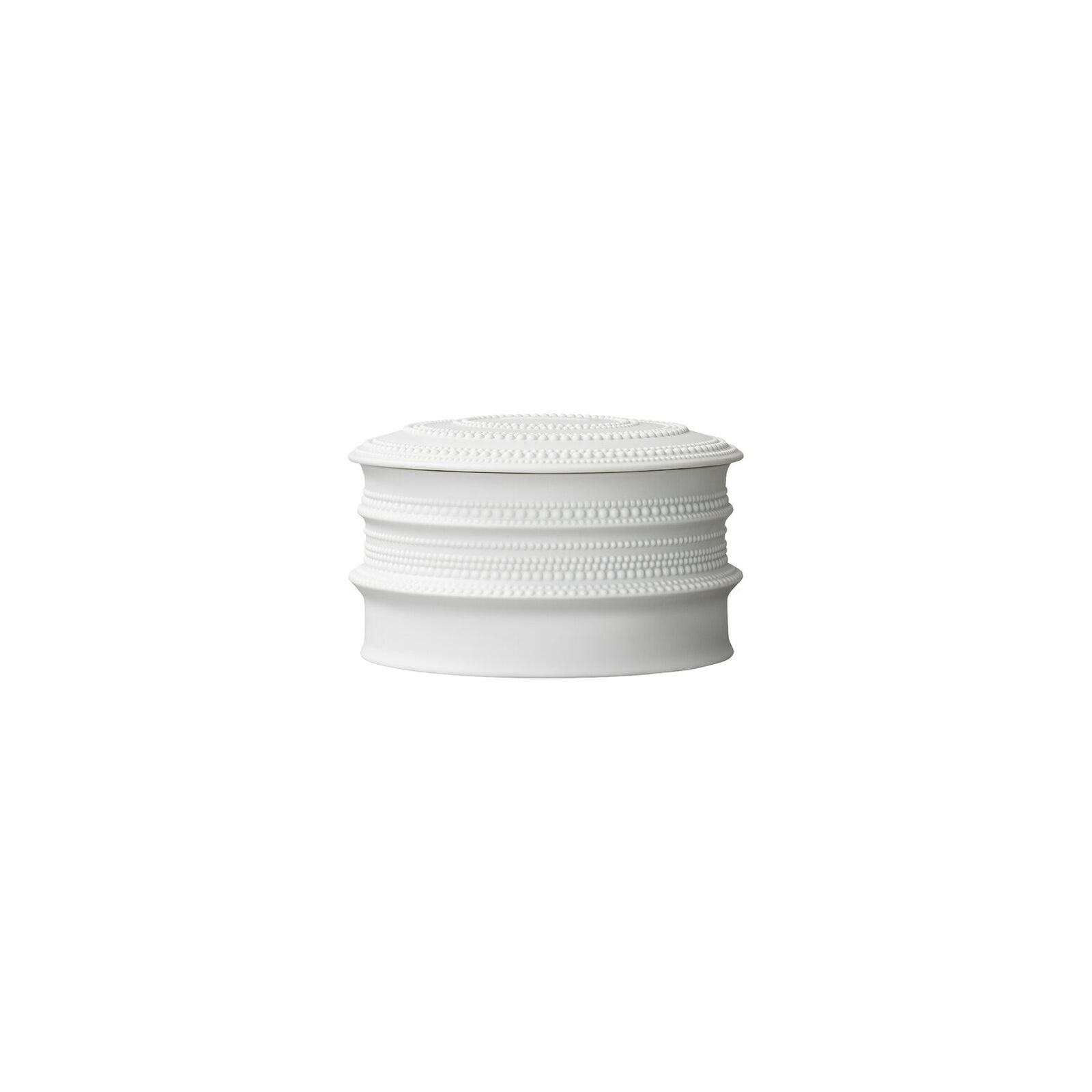 Large sugar bowl (13.70 cm) from the Rosenthal Pisara Weiss Matt collection in porcelain. image number null