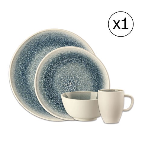 Dinnerware Set for 1 Person 4 Pieces