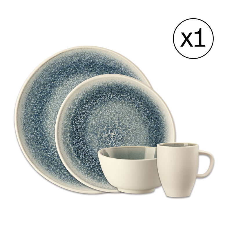Dinnerware Set for 1 Person 4 Pieces