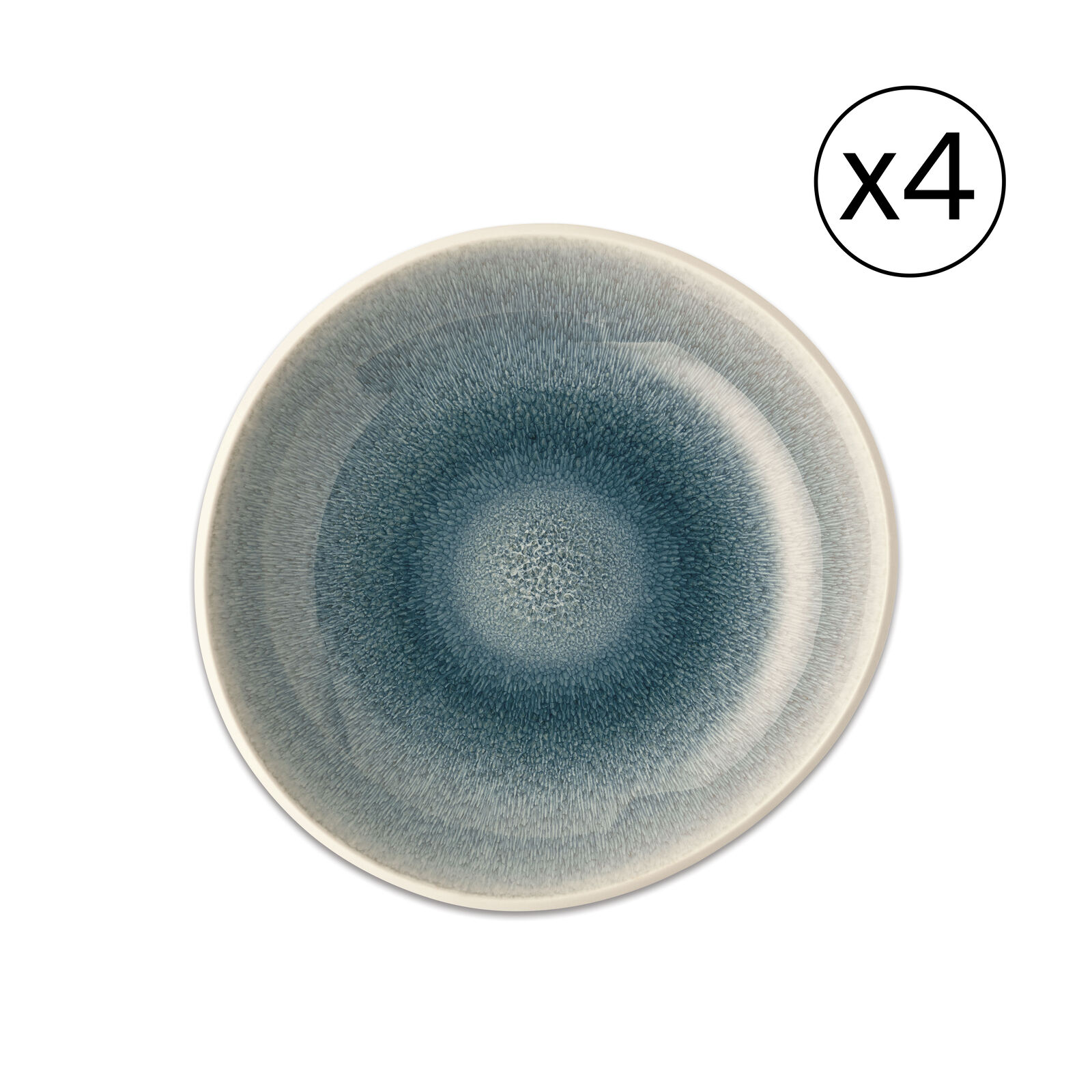 Deep Plate Set for 4 people 4 Pieces image number null