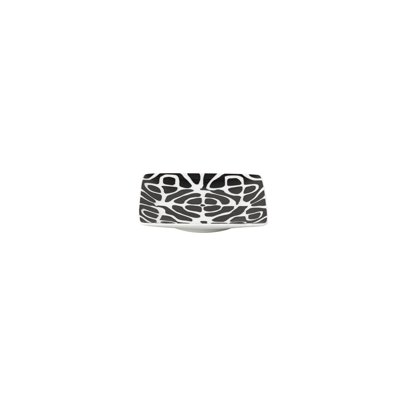 Square bowl (12 cm) from the Rosenthal Home Monochrome Maze collection. image number null