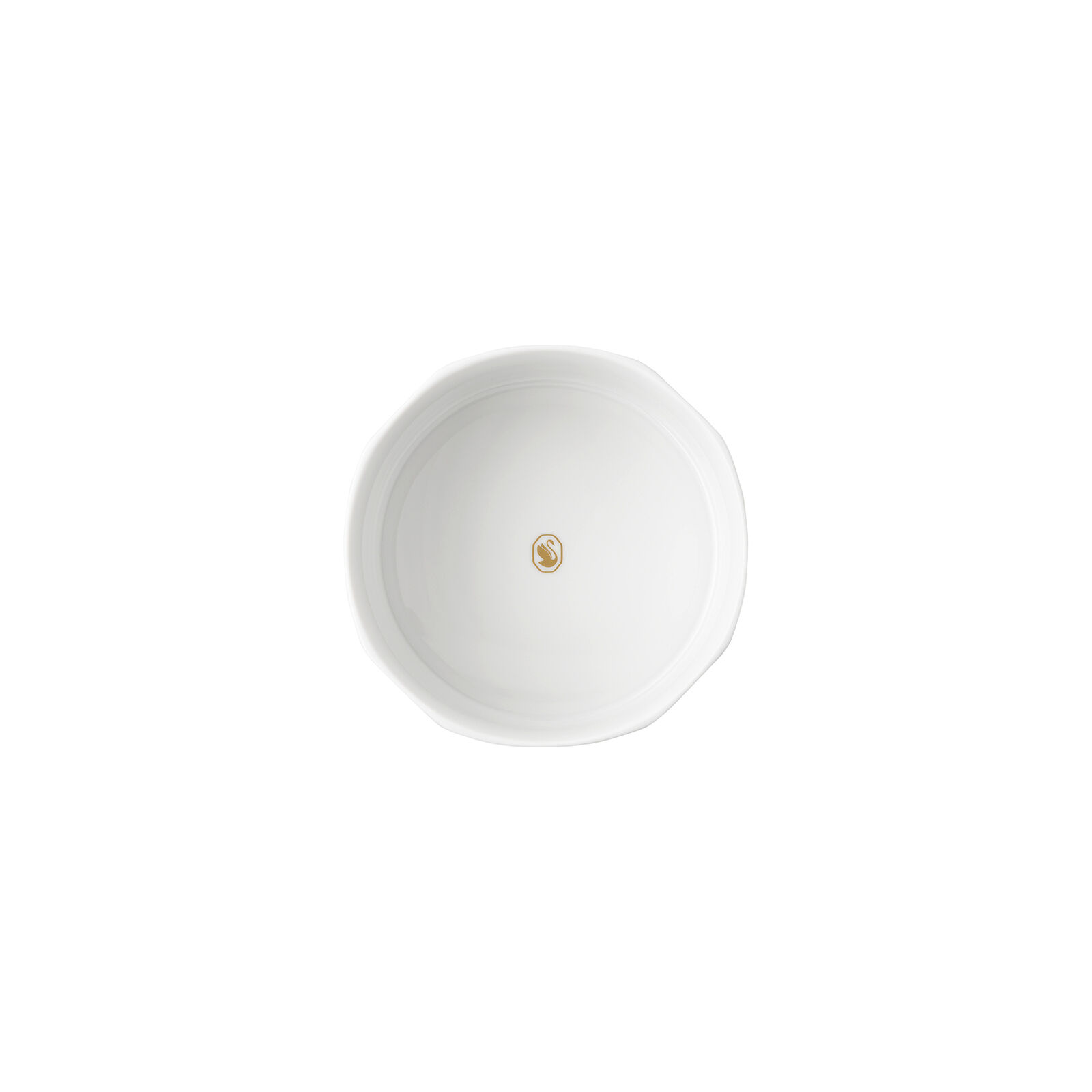 Cereal bowl (14 cm) from the Swarovski SIGNUM Azure collection in porcelain. image number null
