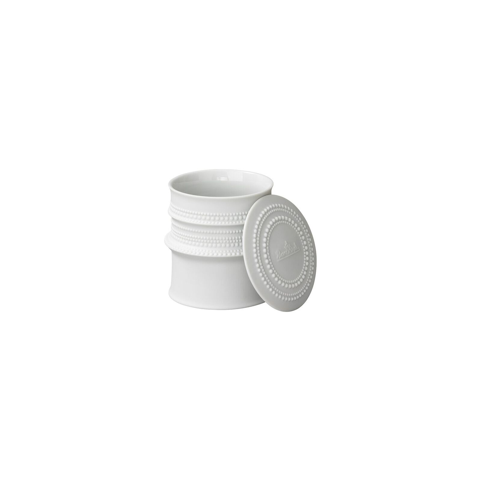 Small sugar bowl (9.50 cm) from the Rosenthal Pisara Weiss matt collection in porcelain. image number null