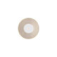 Coffee saucer (13.80 cm) from the Rosenthal Francis Carreau Beige collection in porcelain.