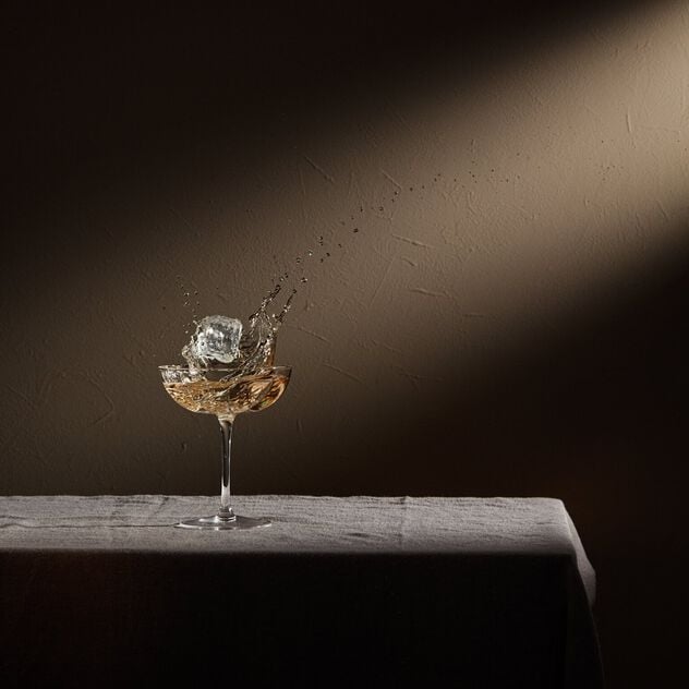 Cocktail/Champagne glass (13.50 cm, 0.24 l) from the Rosenthal Sonetto Klar collection. image number 1