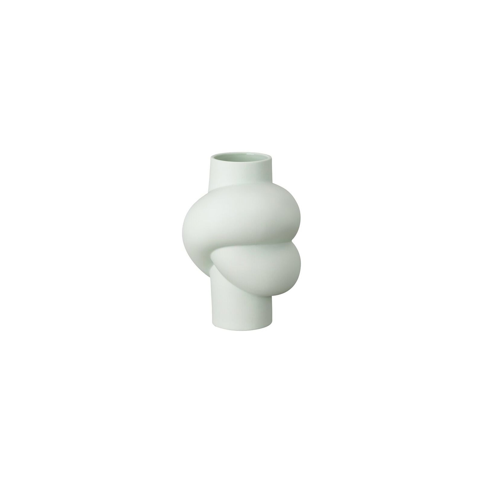 Vase (14 cm) from the Rosenthal Node Sea Salt collection in porcelain. image number null