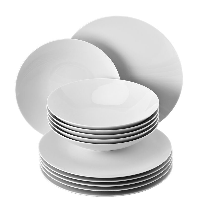 Dinnerware for 6, 12 pcs