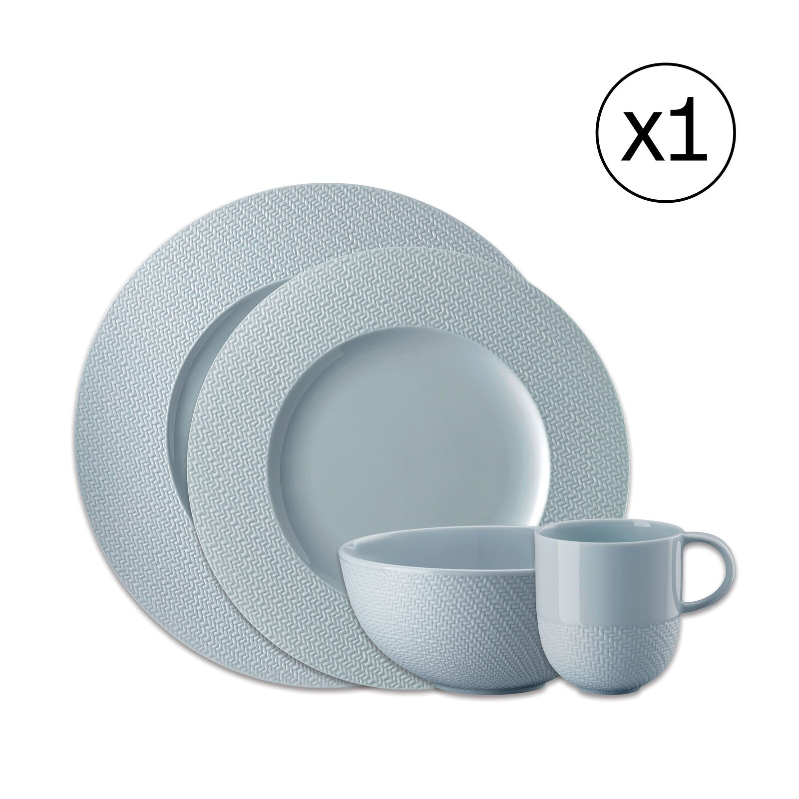 Dinnerware Set for 1 Person 4 Pieces image number null
