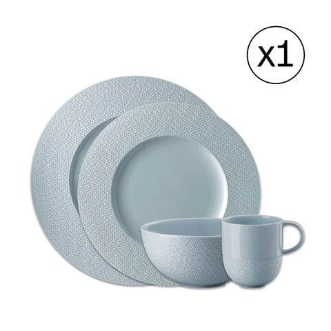 Dinnerware Set for 1 Person 4 Pieces