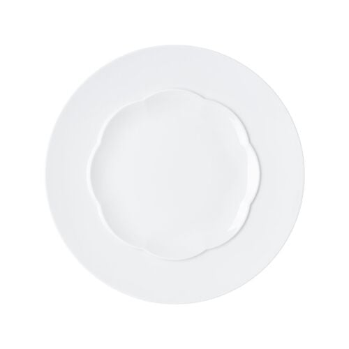 Plate flat, 11 inch, shiny