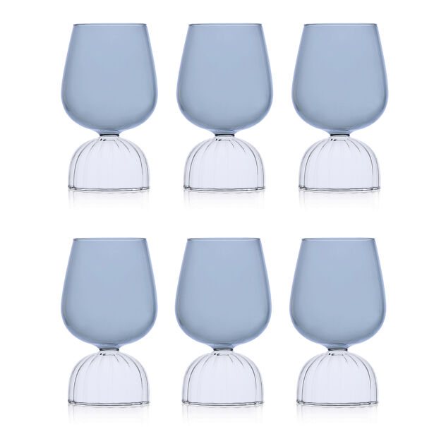 Red wine smoke goblets set, 6 pieces image number 0