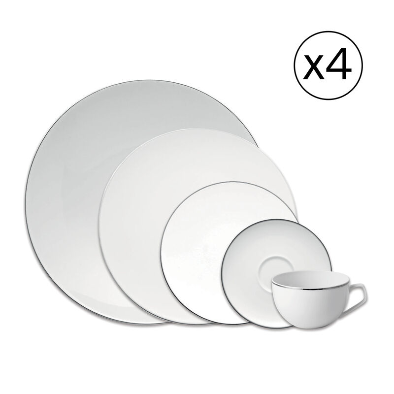 Dinnerware Set for 4 People 20 Pieces