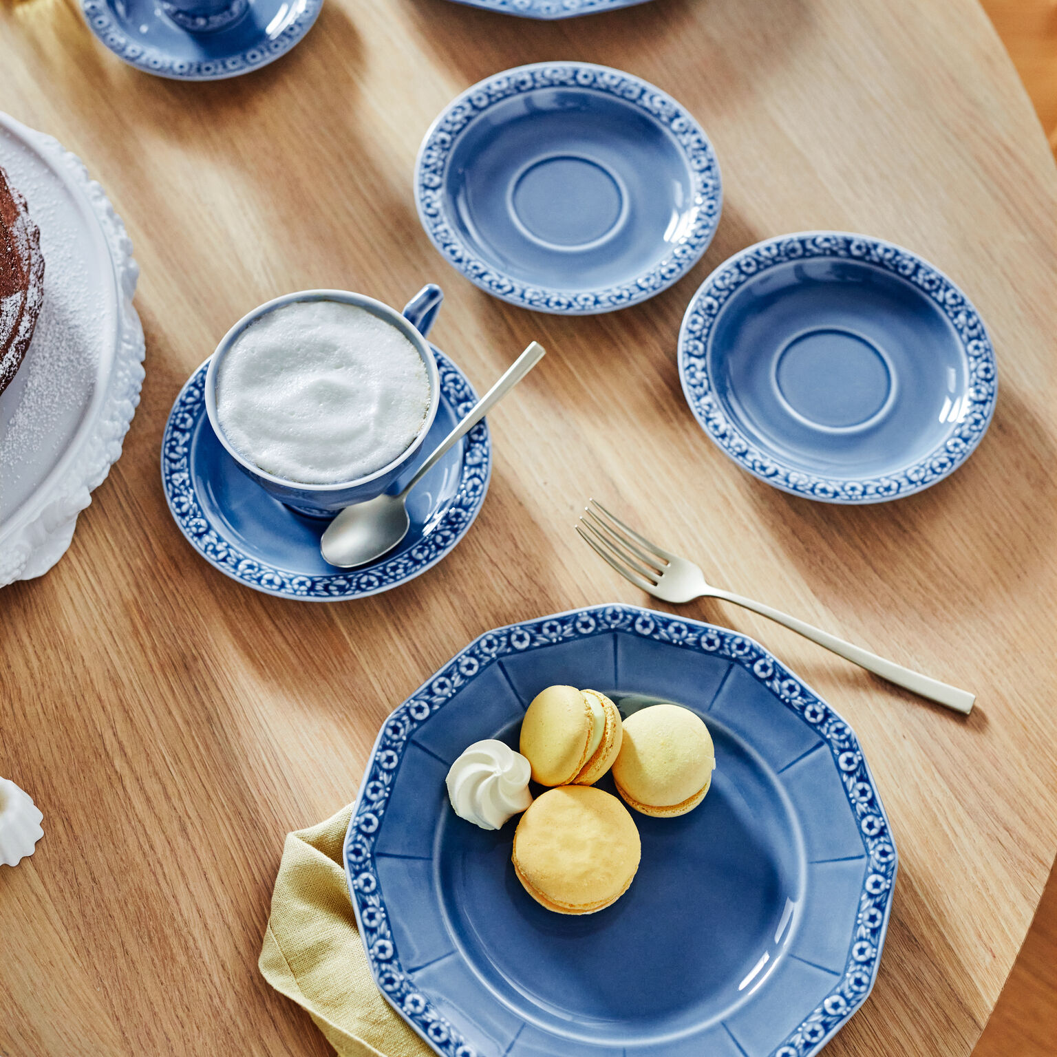 Rosenthal Porcelain, Salad Plate, 8 1/4 inch, Maria Dream Blue