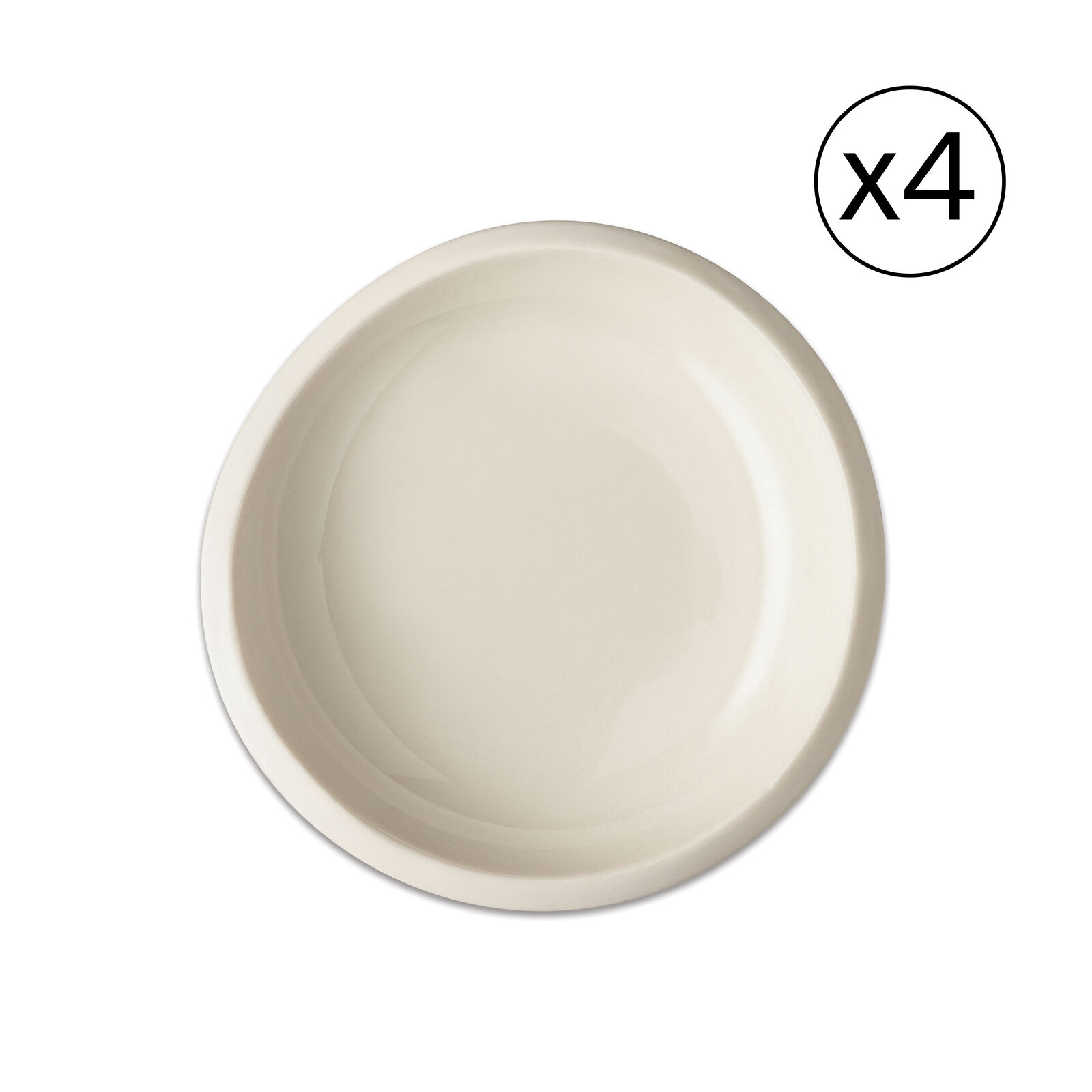 Deep Plate Set for 4 people 4 Pieces image number null