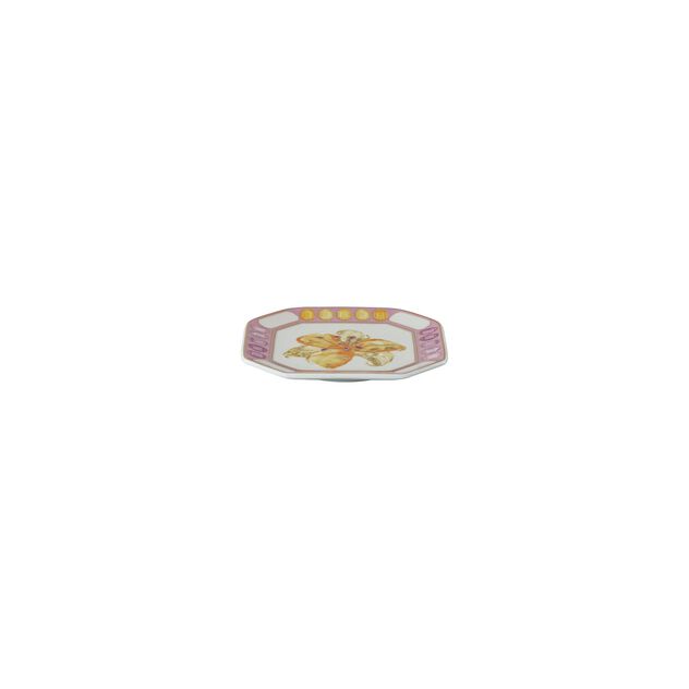 Bowl (11 cm) from the Swarovski IDYLLIA Yellow Lily collection in porcelain. image number 1