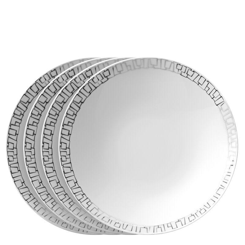 Soup Plates Set, 4 pieces | TAC 02 Skin Platinum