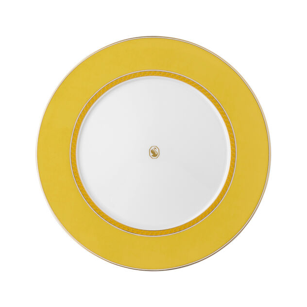 Plate (29 cm) from the Swarovski SIGNUM Jonquil collection in porcelain. image number 0