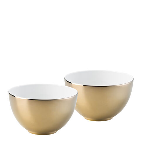 Cereal Bowls Set, 2 pieces | TAC 02 Skin Gold