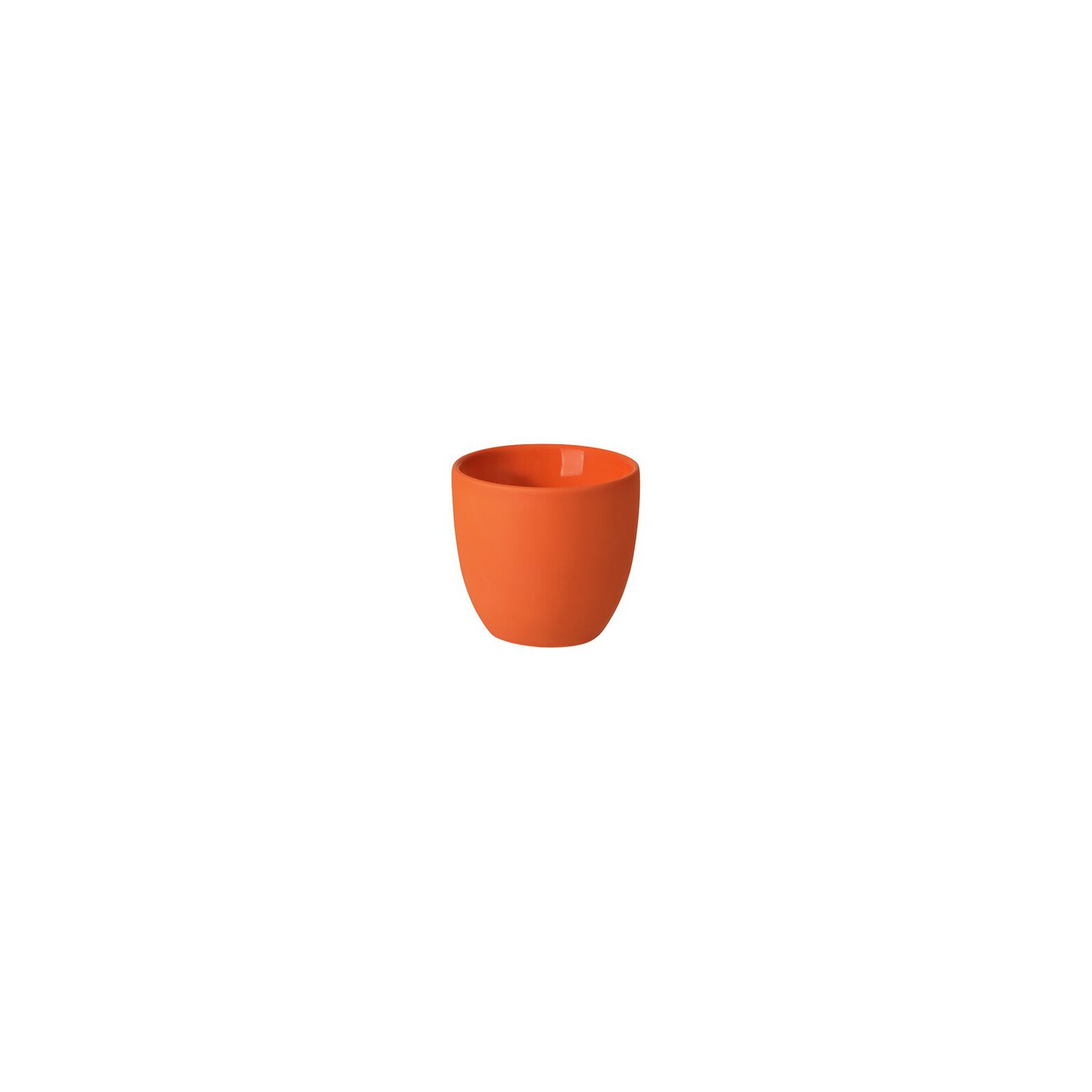 Espresso double-walled cup (6 cm, 0.08 l) from the Rosenthal the cup+ Juicy Tangerine collection. image number null