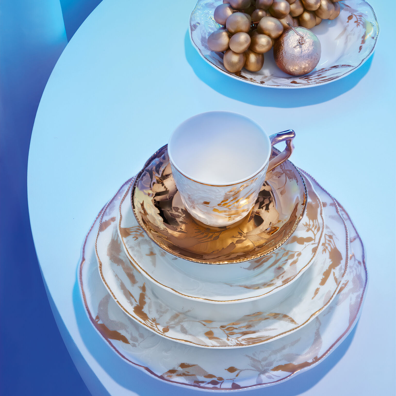 【美品】Rosenthal Romanze カップ・ソーサー・プレート 2セット Rosenthal Porcelain, Coffee Cup & Saucer, Rosenthal Heritage Midas