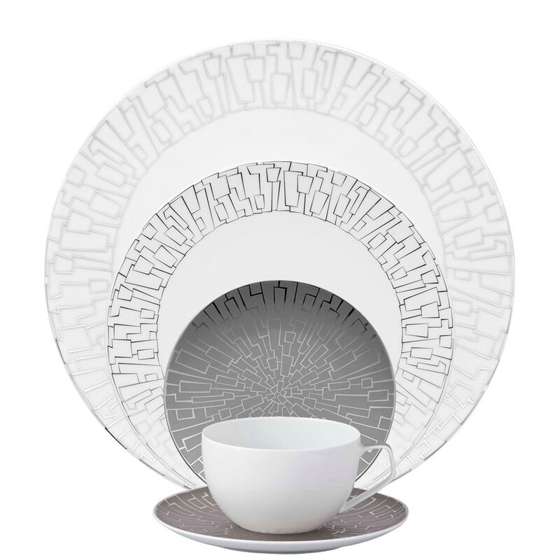 5 Piece Place Setting | TAC 02 Skin Platinum