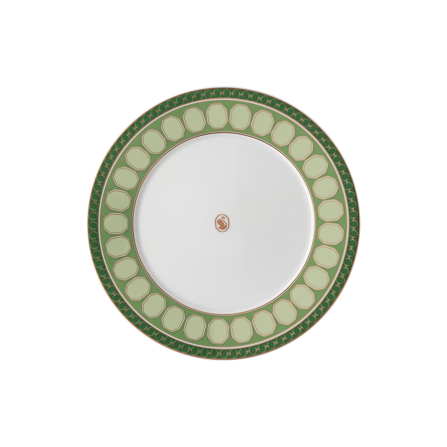 Rosenthal Porcelain, Salad Plate, 9 inch, Swarovski SIGNUM Fern